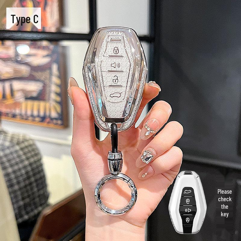 Чехол для ключа Jetour X70/X90 - Совместим с Chery X70Pro/X70M/X90 Zilong/X70S/X95, Хрустальная сумка для ключа автомобиля.
Чехол для ключа Jetour X70/X90 - Совместим с Chery X70Pro/X70M/X90 Zilong/X70S/X95, Хрустальная сумка для ключа автомобиля.