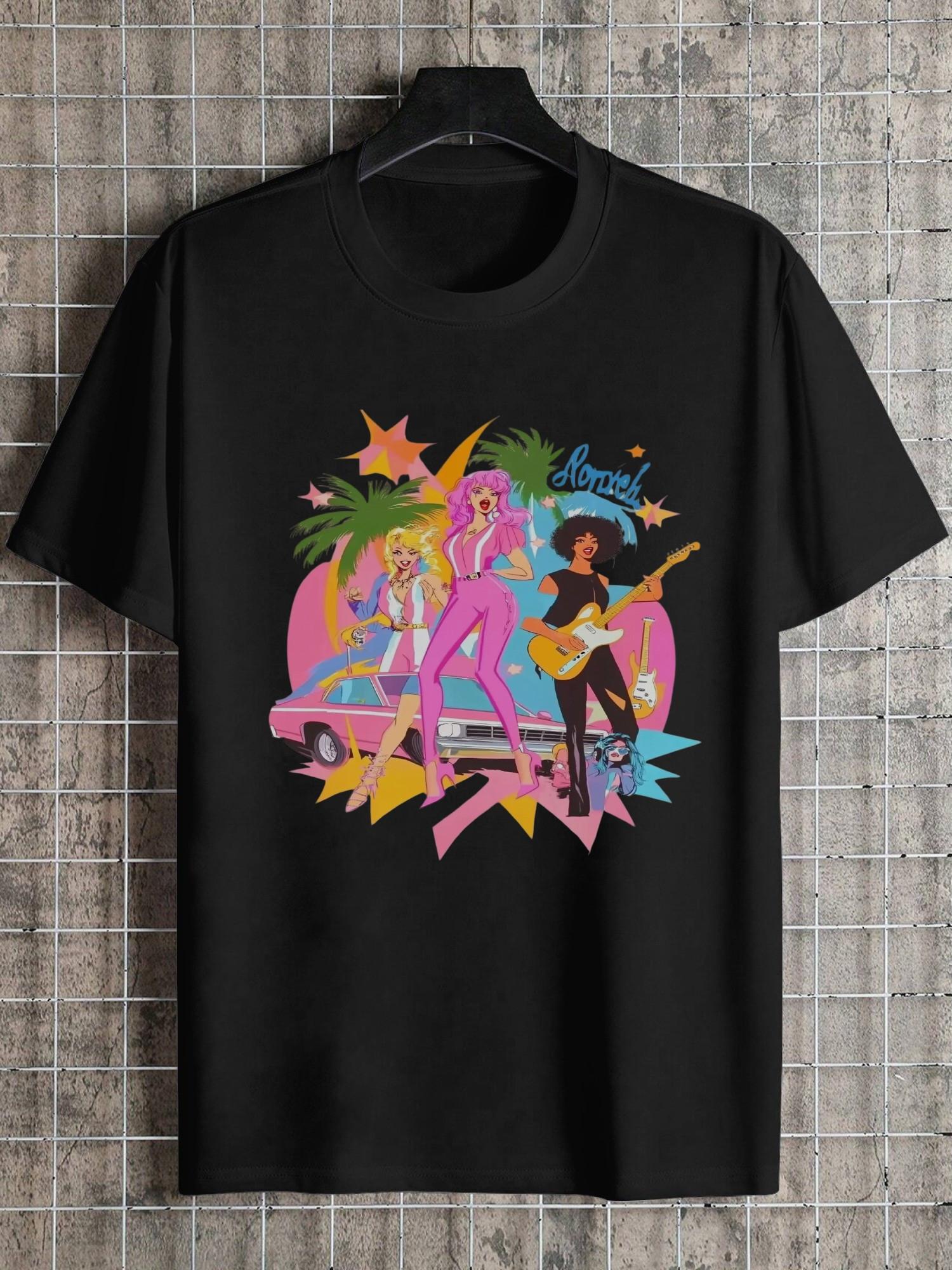 1pc retro holographic rock star graphic T-shirt XXL
1pc retro holographic rock star graphic T-shirt XXL