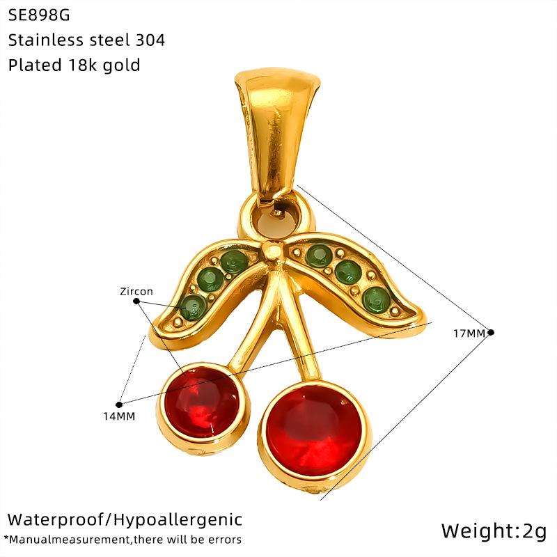 Индивидуальность Высокий вкус Летний фрукт Клубника Вишня Подвеска с масляной каплей Женское ожерелье
Индивидуальность Высокий вкус Летний фрукт Клубника Вишня Подвеска с масляной каплей Женское ожерелье