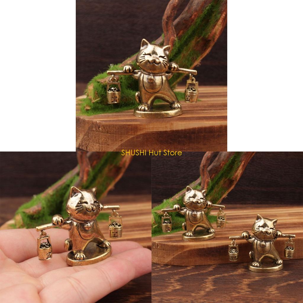 Artistic Metal Fortune Cats Miniature Figurine Ornament Antique Kitten Statue Home Office Decors Bring Prosperity Gift D57B China Mainland
Artistic Metal Fortune Cats Miniature Figurine Ornament Antique Kitten Statue Home Office Decors Bring Prosperity Gift D57B China Mainland