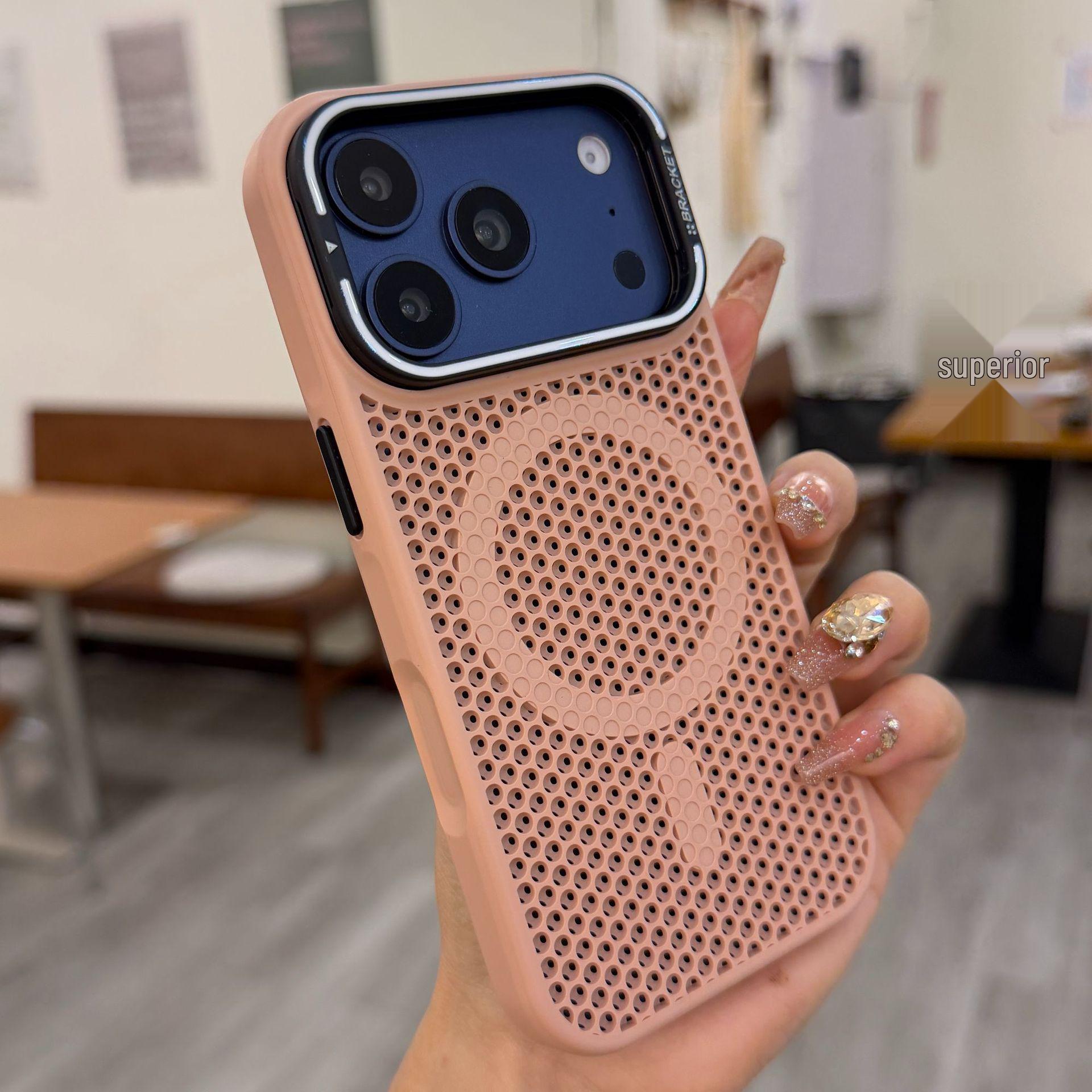 iPhone 17 Pro Max Drop-Proof Lens Stand Case with Heat Dissipation & Magnetic Compatibility for iPhone 13/14/15/16 iPhone 15
iPhone 17 Pro Max Drop-Proof Lens Stand Case with Heat Dissipation & Magnetic Compatibility for iPhone 13/14/15/16 iPhone 15