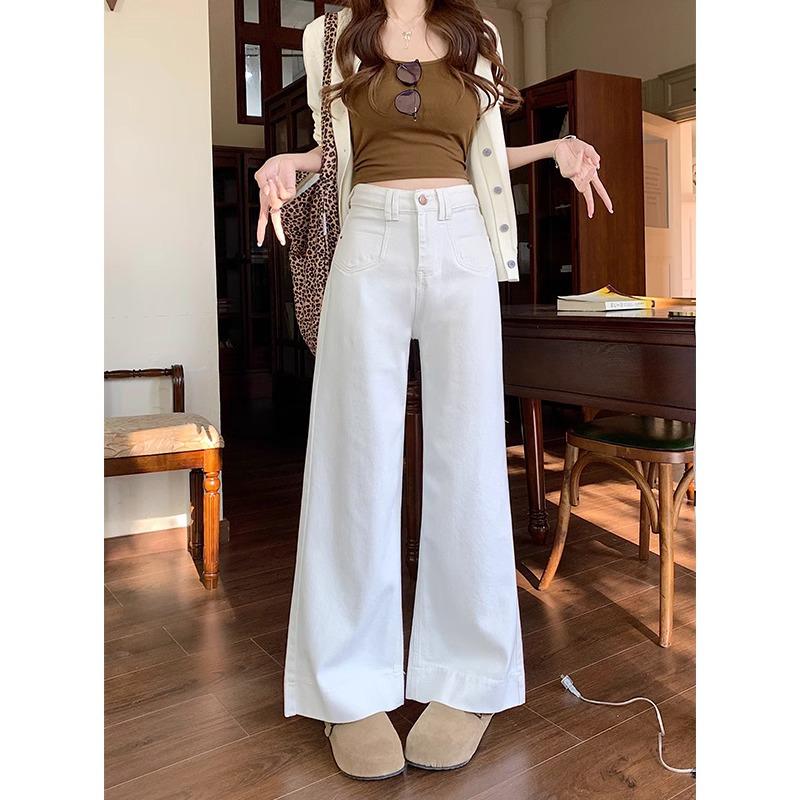 2025 Spring/Summer Plus Size High Waist Micro Flare Jeans for Pear-Shaped Women - Loose, Slimming, Wide-Leg, Floor-Length Pants S
2025 Spring/Summer Plus Size High Waist Micro Flare Jeans for Pear-Shaped Women - Loose, Slimming, Wide-Leg, Floor-Length Pants S
