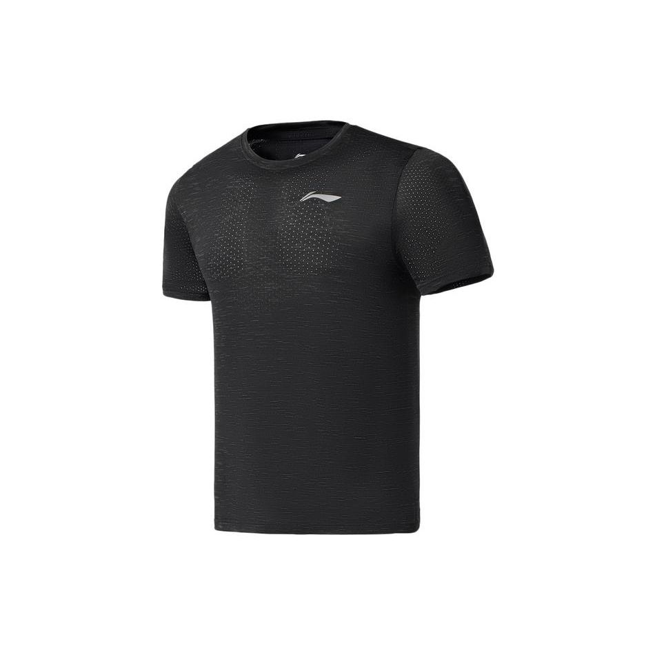 Li Ning Running Series Solid Color Logo Print Round Neck Short Sleeve T-Shirt Men Tops Black ATSS539-1 M
Li Ning Running Series Solid Color Logo Print Round Neck Short Sleeve T-Shirt Men Tops Black ATSS539-1 M