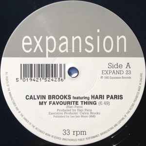 12inch Record CALVIN BROOKS HARI PARIS My Favourite Thing EXPAND23 EXPANSION 1992 UK SoulFunk Used
12inch Record CALVIN BROOKS HARI PARIS My Favourite Thing EXPAND23 EXPANSION 1992 UK SoulFunk Used
