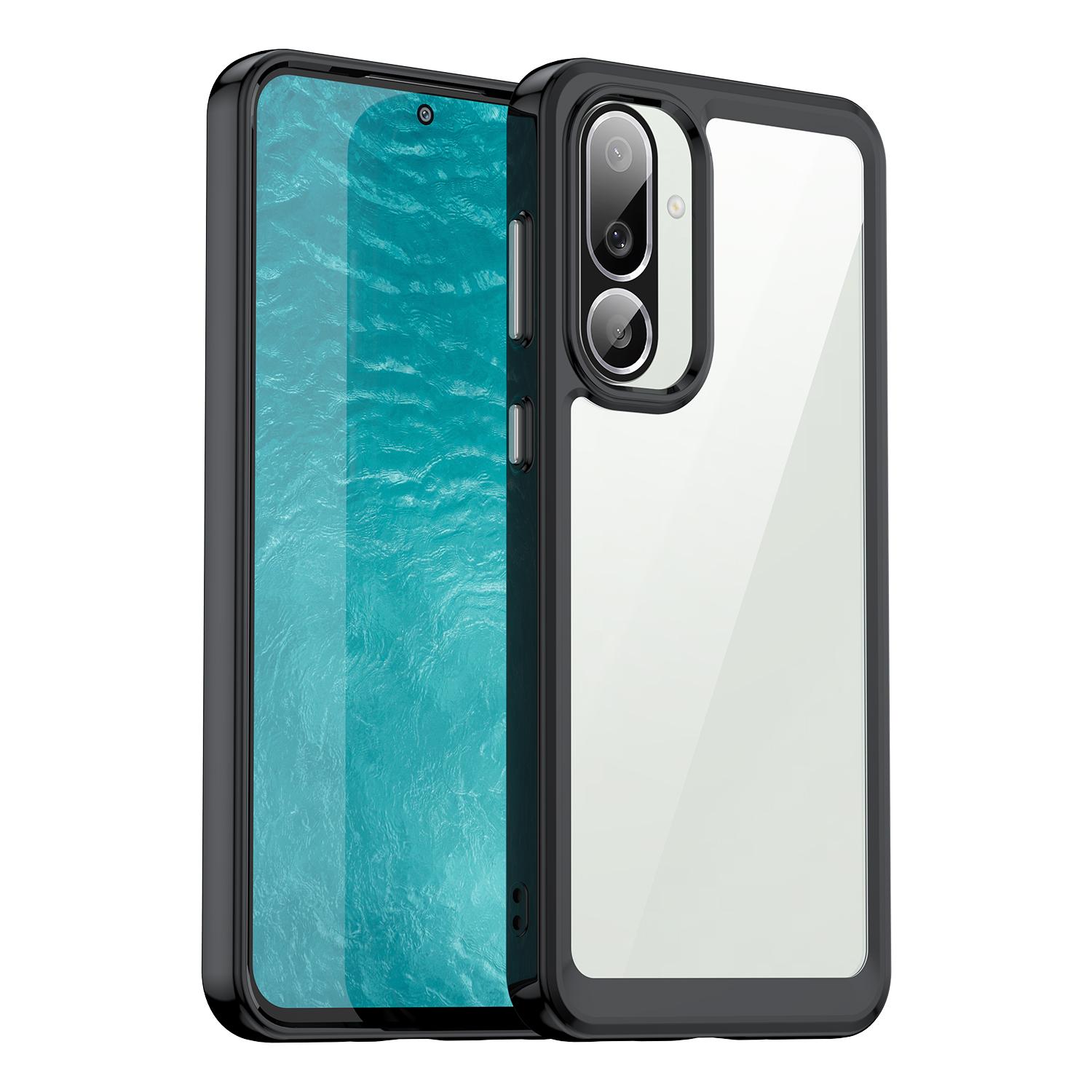 For Samsung Galaxy F56 5G Phone Case WANLONFENG XC Series TPU Acrylic Cover with Tempered Glass (Big Lens Hole) Black
For Samsung Galaxy F56 5G Phone Case WANLONFENG XC Series TPU Acrylic Cover with Tempered Glass (Big Lens Hole) Black