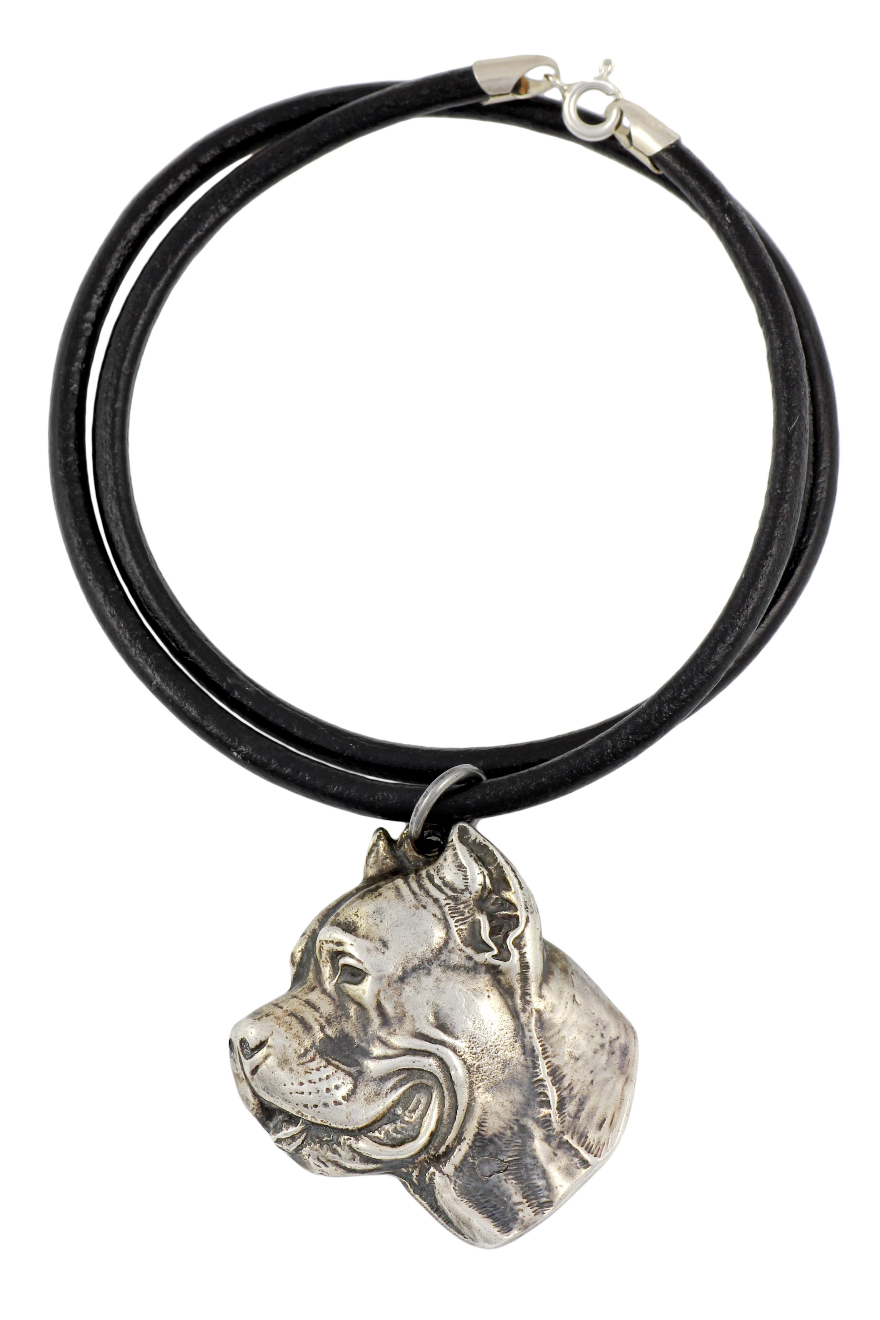 Cane Corso, Italian Cane Corso - Necklace with dog, silver-plated pendant for dog fan, unique jewelry by Art-Dog brand срібний
Cane Corso, Italian Cane Corso - Necklace with dog, silver-plated pendant for dog fan, unique jewelry by Art-Dog brand срібний