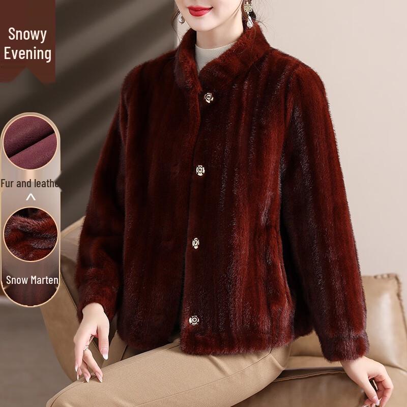 XUEXI Mid-Aged Women s Faux Mink Velvet Winter Coat 2XL
XUEXI Mid-Aged Women s Faux Mink Velvet Winter Coat 2XL
