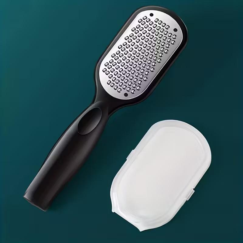 Professional Stainless Steel Foot File, Coarse/Fine Grit with Anti-Slip Ergonomic Handle, Anti-Splash Design
Professional Stainless Steel Foot File, Coarse/Fine Grit with Anti-Slip Ergonomic Handle, Anti-Splash Design