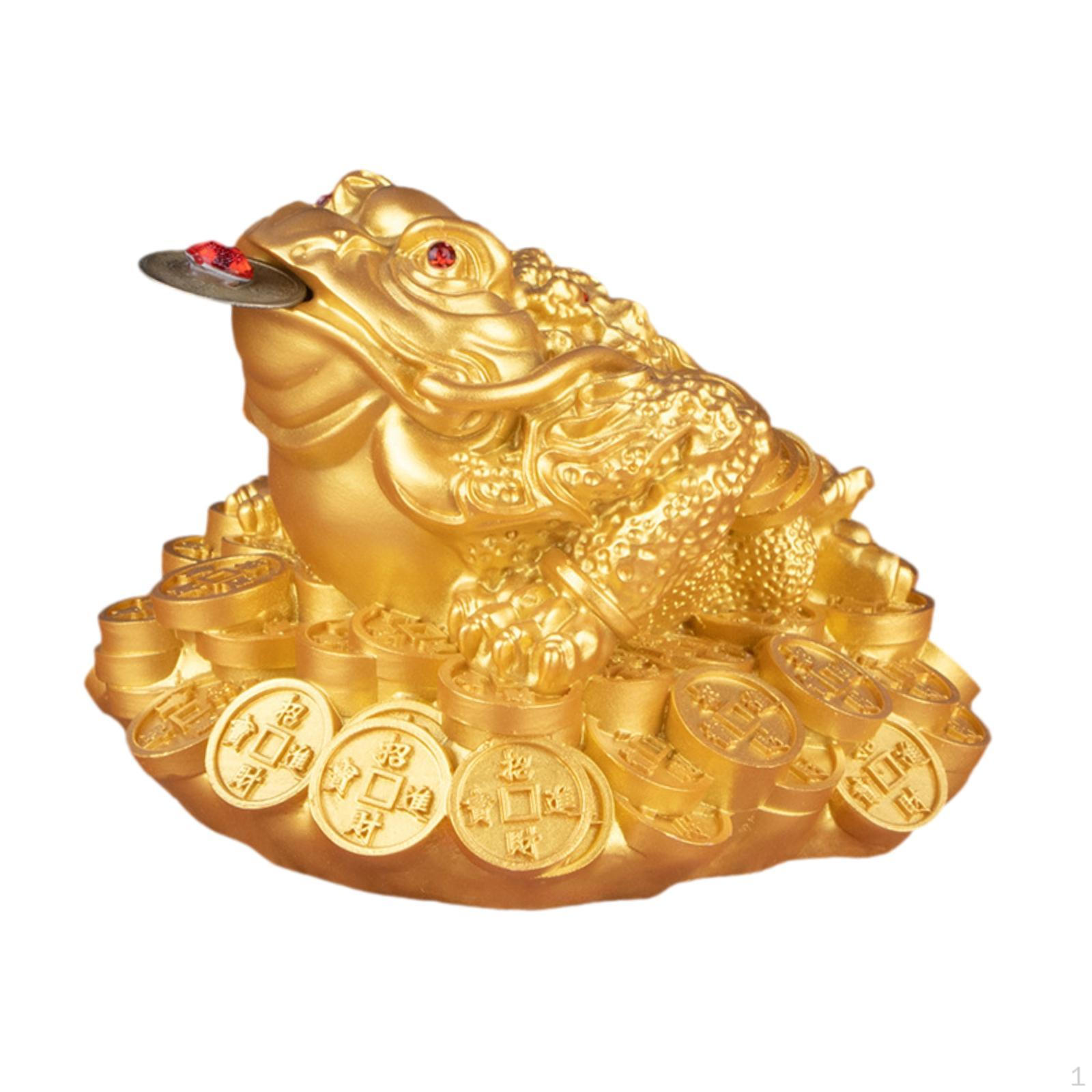 Статуя китайской лягушки из смолы, украшение для рабочего стола, традиционная коллекционная трехлапая фигурка для золотой
Статуя китайской лягушки из смолы, украшение для рабочего стола, традиционная коллекционная трехлапая фигурка для золотой