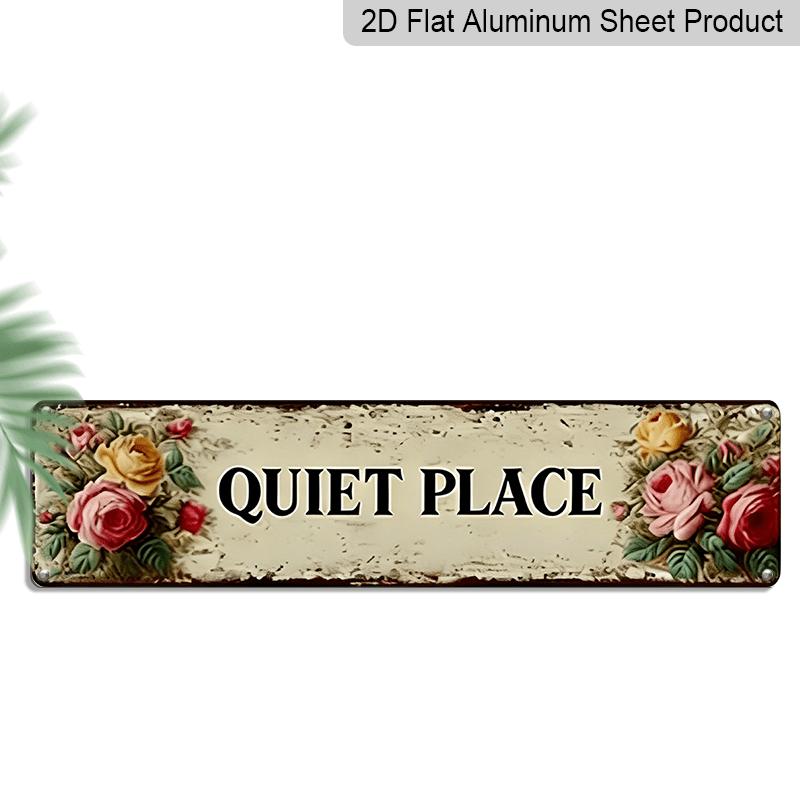 3.94 X 15.74 Inches Aluminum Decorative Sign - 2D Flat, 1pc Vintage Metal Sign for A Quiet Place, Versatile Wall Decor Suitable for Home, Room 40cm x 10cm
3.94 X 15.74 Inches Aluminum Decorative Sign - 2D Flat, 1pc Vintage Metal Sign for A Quiet Place, Versatile Wall Decor Suitable for Home, Room 40cm x 10cm