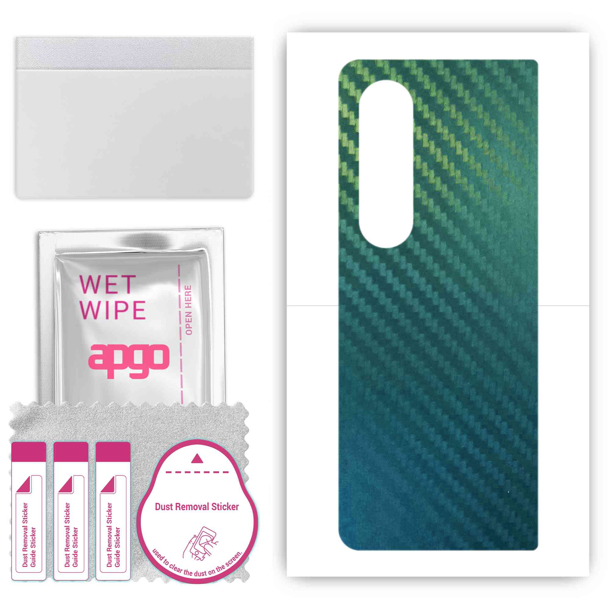 apgo Protective Skin Sticker for the back compatible with Samsung Galaxy Z Fold4, Wrap Film, Foil, Vinyl - Pattern Carbon Chameleon CAKA1
apgo Protective Skin Sticker for the back compatible with Samsung Galaxy Z Fold4, Wrap Film, Foil, Vinyl - Pattern Carbon Chameleon CAKA1