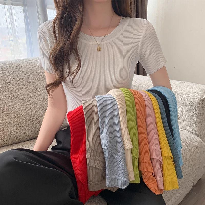 Women s Slim Fit Crew Neck Short Sleeve Knit Top - Summer 2025 Collection XL (115-125 jin)
Women s Slim Fit Crew Neck Short Sleeve Knit Top - Summer 2025 Collection XL (115-125 jin)