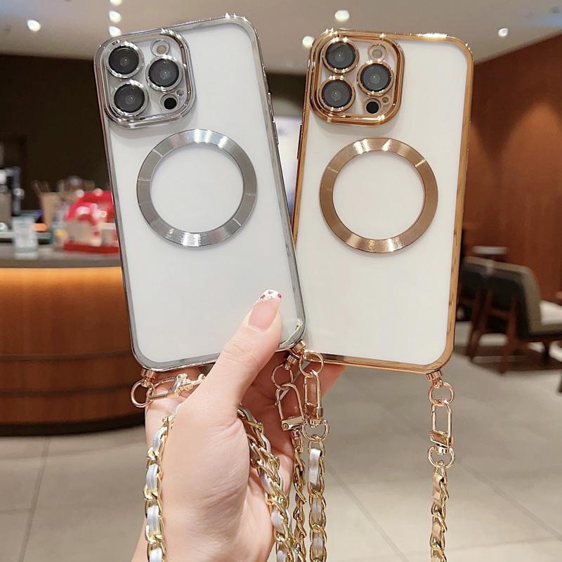 Роскошный прозрачный чехол для iPhone 15 14 13 12 Pro Max 11, силиконовый противоударный чехол для телефона с ремешком для Magsafe
Роскошный прозрачный чехол для iPhone 15 14 13 12 Pro Max 11, силиконовый противоударный чехол для телефона с ремешком для Magsafe