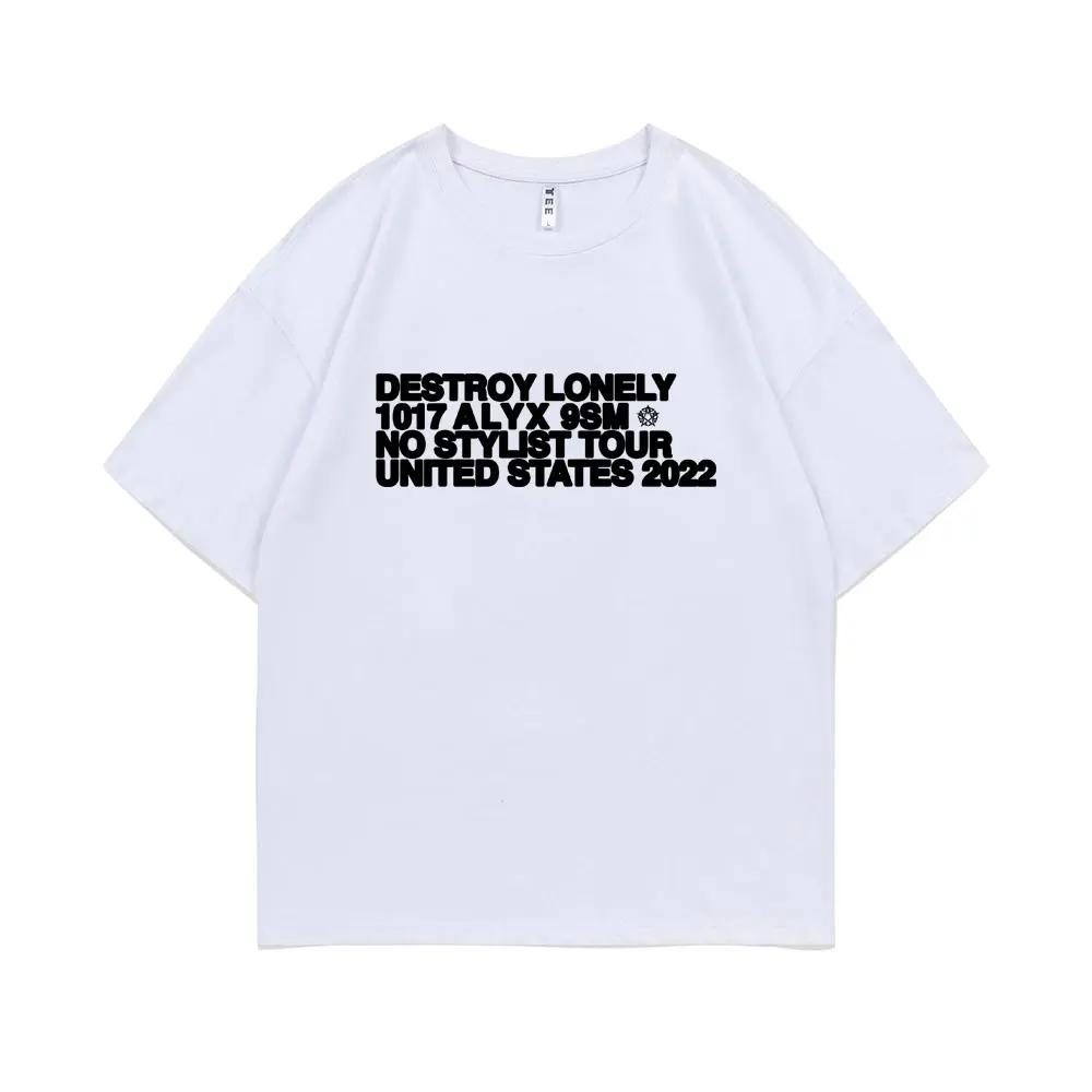 Rapper Destroy Lonely Alyx Print Tshirt Unisexs Oversized Cotton Short Sleeve Tees Unisex Hip Hop Rap Graphic T Shirts 4XL
Rapper Destroy Lonely Alyx Print Tshirt Unisexs Oversized Cotton Short Sleeve Tees Unisex Hip Hop Rap Graphic T Shirts 4XL