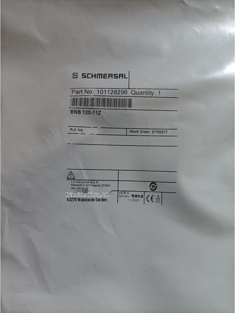 Brand New Genuine Schmersal BNS 120-11Z Safety Sensor In Stock 2-Pin Connector
Brand New Genuine Schmersal BNS 120-11Z Safety Sensor In Stock 2-Pin Connector