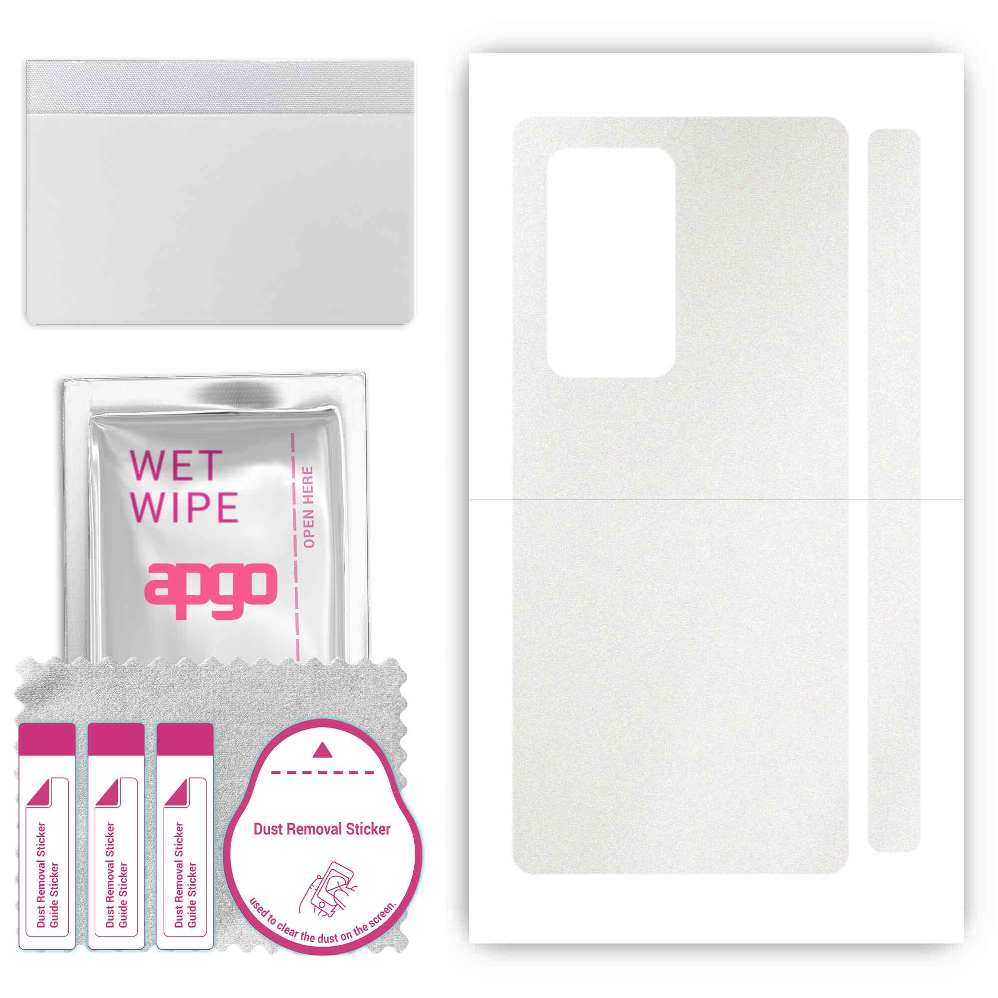 apgo Protective Skin Sticker for the back compatible with Huawei Mate X2, Wrap Film, Foil, Vinyl - Pattern Matte Transparent
apgo Protective Skin Sticker for the back compatible with Huawei Mate X2, Wrap Film, Foil, Vinyl - Pattern Matte Transparent