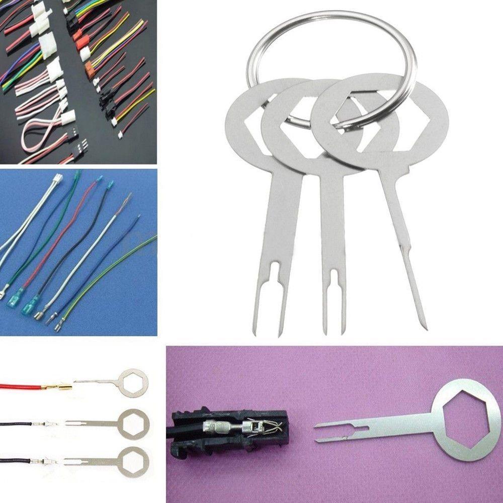3Pcs New Plug Puller Car Terminal Removal Tool Pin Extractor Kit Electrical Wire Crimp Connector
3Pcs New Plug Puller Car Terminal Removal Tool Pin Extractor Kit Electrical Wire Crimp Connector