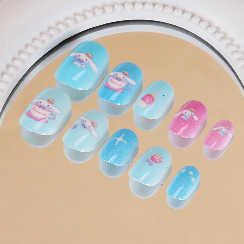 Kids Cute Cartoon Colorful Wearable Nail Art Set - Removable Short False Nails, 24 Pieces Glue Style
Kids Cute Cartoon Colorful Wearable Nail Art Set - Removable Short False Nails, 24 Pieces Glue Style