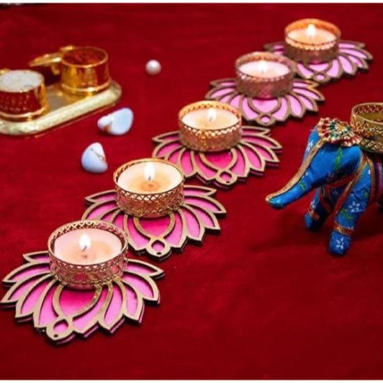 Handmade Beautiful T light Candle Holder for Home Decorations for party festivals Wedding and Event Decorations Set of 5 S жовтий/червоний
Handmade Beautiful T light Candle Holder for Home Decorations for party festivals Wedding and Event Decorations Set of 5 S жовтий/червоний
