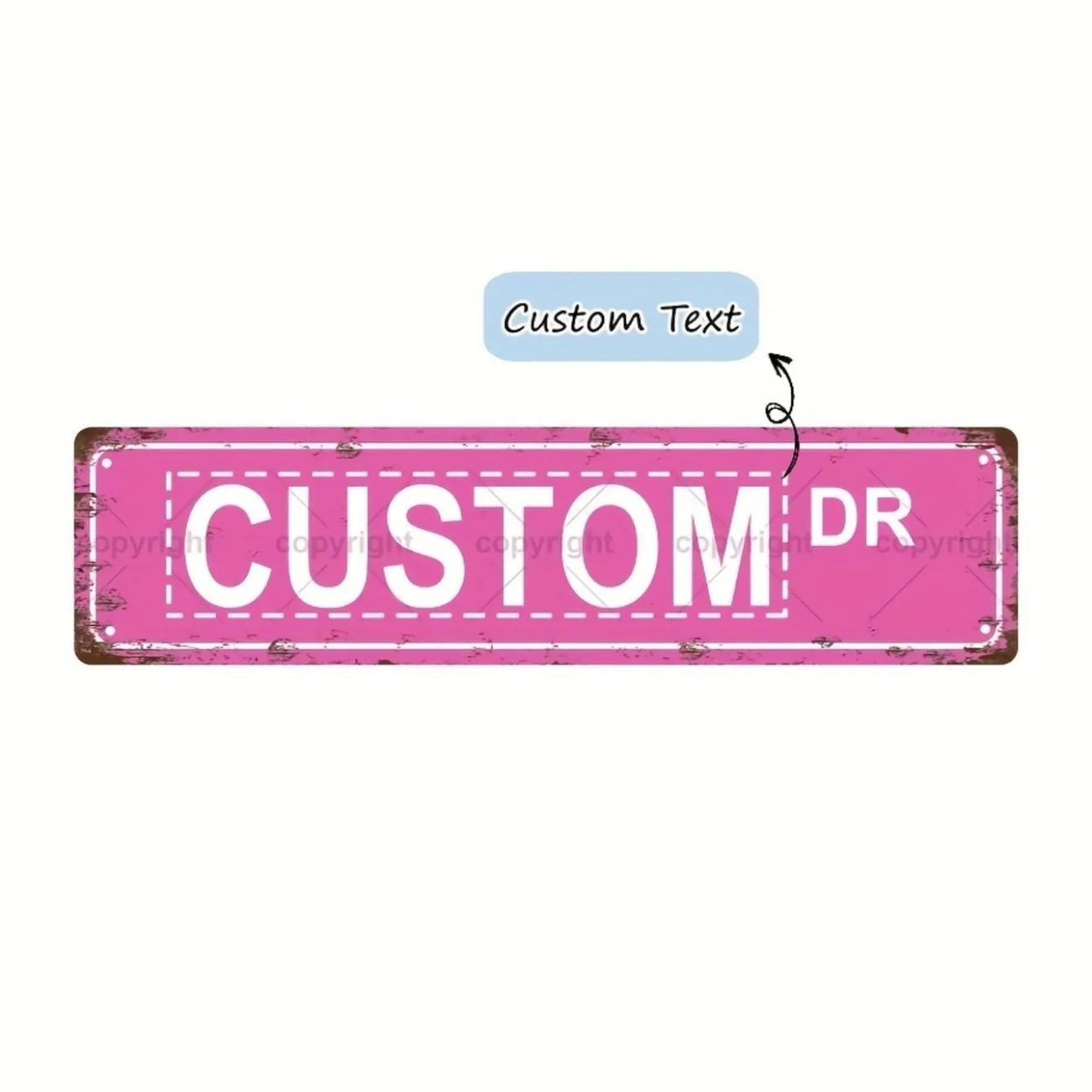 Personalized Vintage Metal Street Sign Custom Bar Cafe Garage Wall Decor червоний
Personalized Vintage Metal Street Sign Custom Bar Cafe Garage Wall Decor червоний