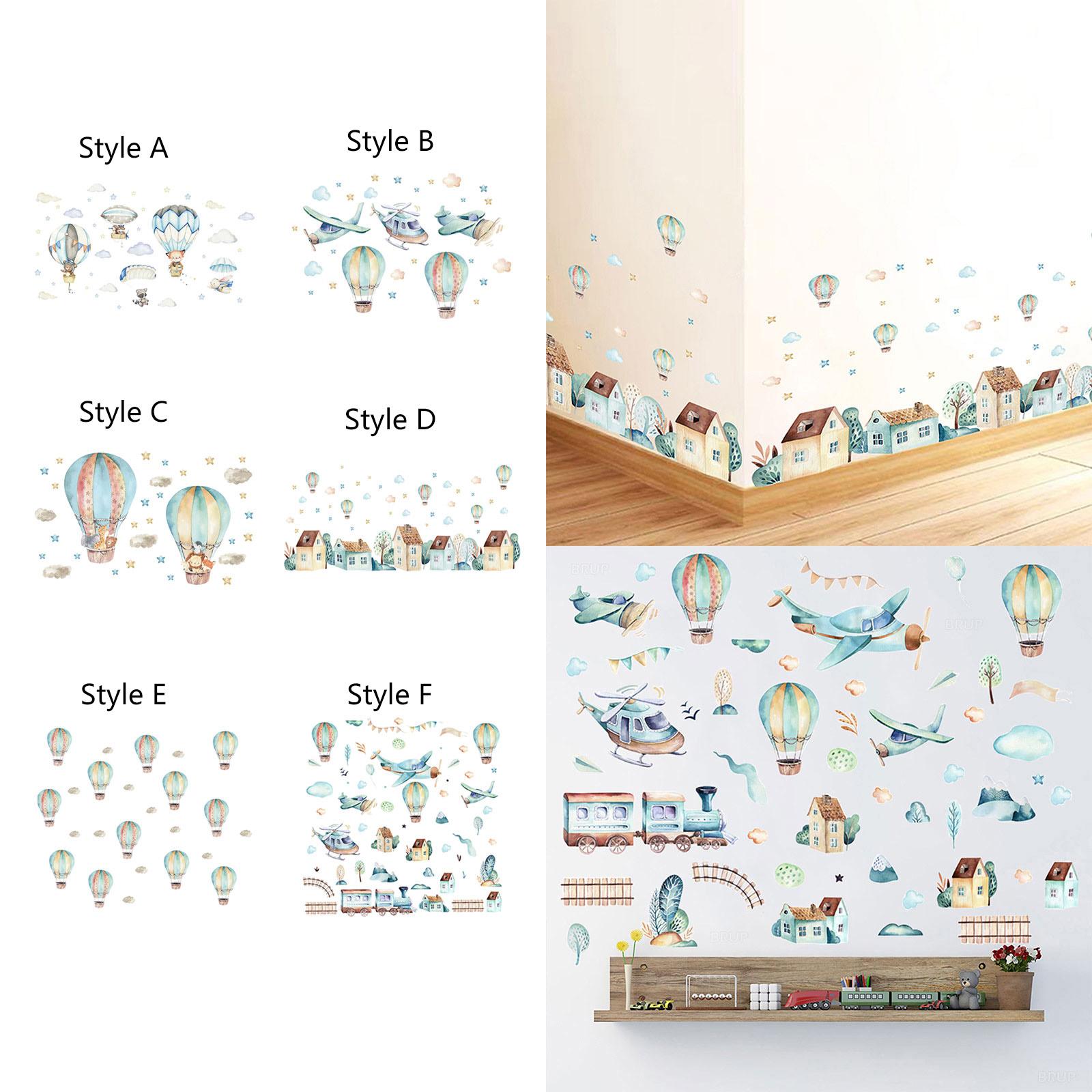 Hot Air Balloon Wall Sticker PVC Wallpaper for Kids Nursery Home Decoration Style E
Hot Air Balloon Wall Sticker PVC Wallpaper for Kids Nursery Home Decoration Style E