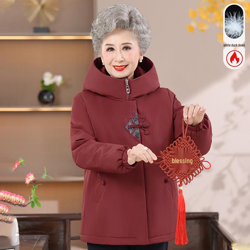 Grandma s Women s Winter Down Jacket - Warm White Duck Down, Hooded, Chinese Style (2026). 2XL (95-110 lbs) красный
Grandma s Women s Winter Down Jacket - Warm White Duck Down, Hooded, Chinese Style (2026). 2XL (95-110 lbs) красный