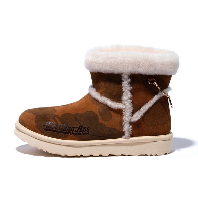 UGG X Bape Classic Mini Fleece Lined Brown 1104639 41
UGG X Bape Classic Mini Fleece Lined Brown 1104639 41