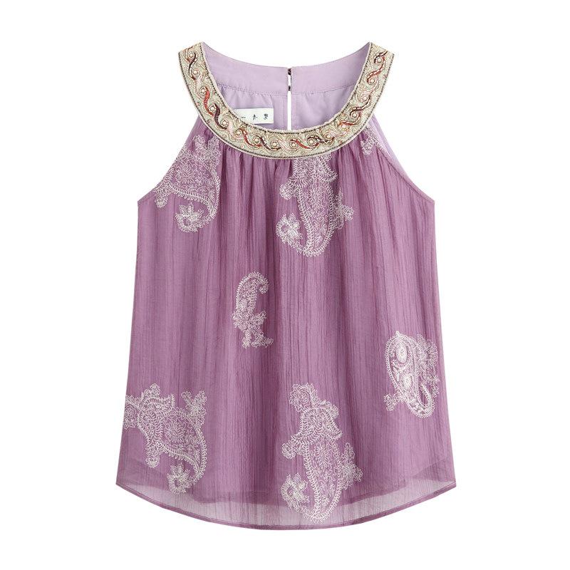 Lu Qing Yi Retro Tencel Purple Dress: Women s Summer Spaghetti Strap Embroidered Sequin Top L
Lu Qing Yi Retro Tencel Purple Dress: Women s Summer Spaghetti Strap Embroidered Sequin Top L