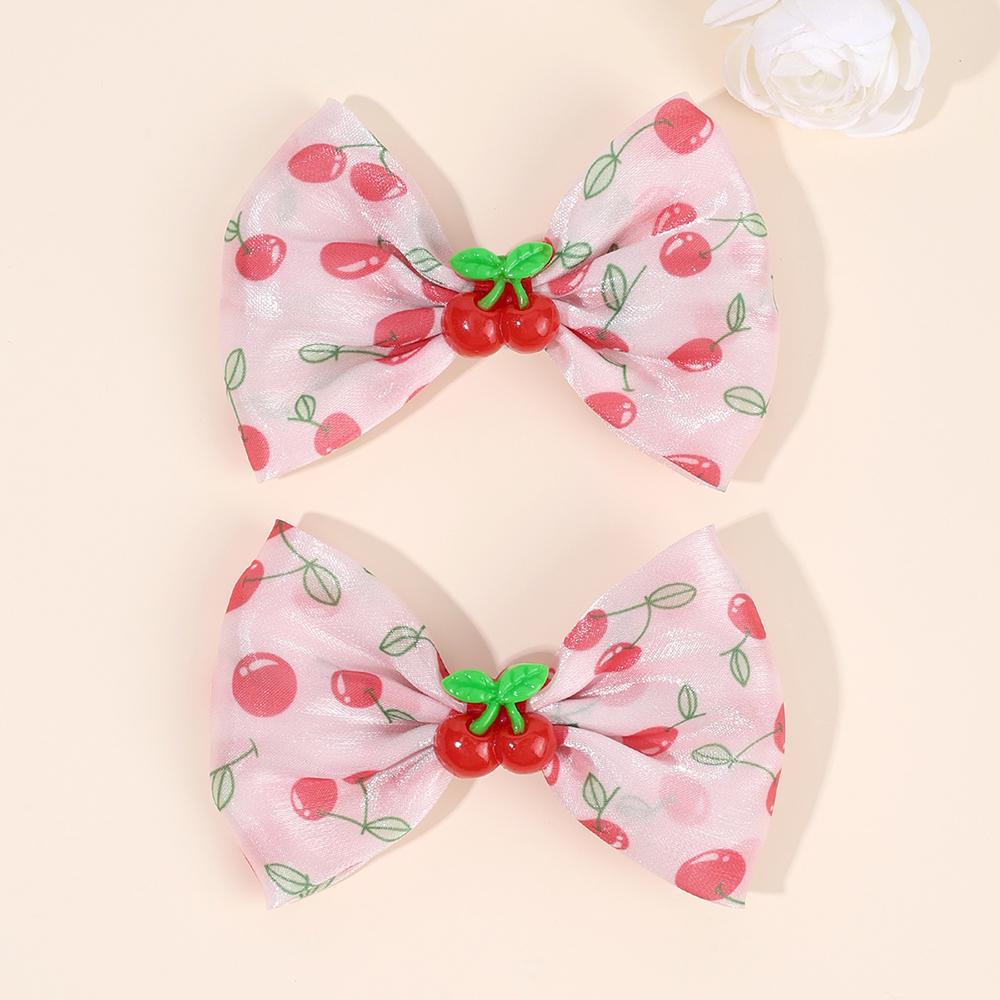 2Pcs Cherry Print Chiffon Hair Clips Sweet Kawaii Floral Hairpins For Women Girls Children Cute Daily Headwear Hair Accessories
2Pcs Cherry Print Chiffon Hair Clips Sweet Kawaii Floral Hairpins For Women Girls Children Cute Daily Headwear Hair Accessories