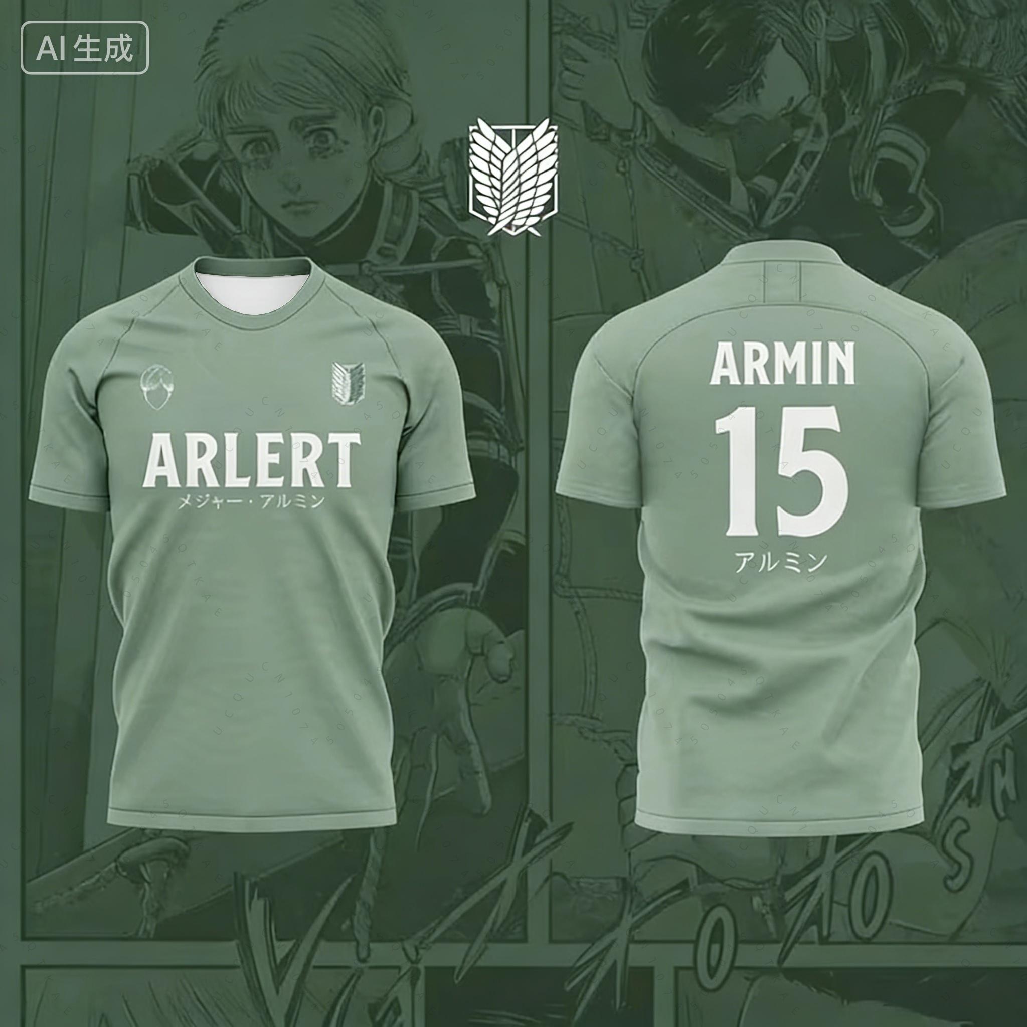 Japanese Animation Attack On Titan Theme 3d Printing Sports Breathable Men s Women s Same T-Shirt Football Shirt Short Sleeve 6XL
Japanese Animation Attack On Titan Theme 3d Printing Sports Breathable Men s Women s Same T-Shirt Football Shirt Short Sleeve 6XL