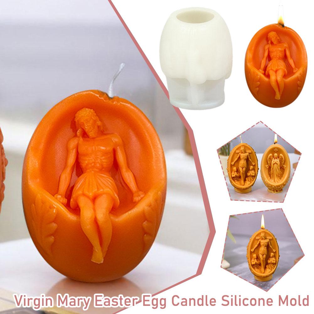 Jesus Virgin Mary Easter Egg Candle Silicone Mold DIY Candle Tool Home Making Handmade Gypsum E Z9U8 A-1pcs
Jesus Virgin Mary Easter Egg Candle Silicone Mold DIY Candle Tool Home Making Handmade Gypsum E Z9U8 A-1pcs