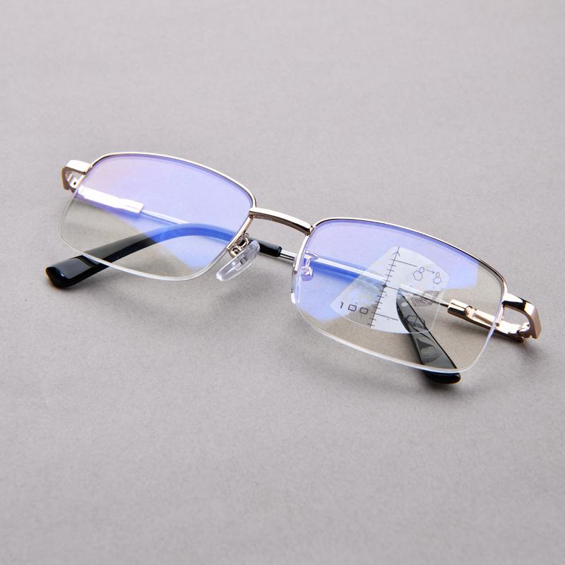 3 In 1 Progressive Multifocal Reading Glasses For Men Half Frme Eyeglasses Easy To Look Far And Near +1.0 To +4.0 +1.0
3 In 1 Progressive Multifocal Reading Glasses For Men Half Frme Eyeglasses Easy To Look Far And Near +1.0 To +4.0 +1.0