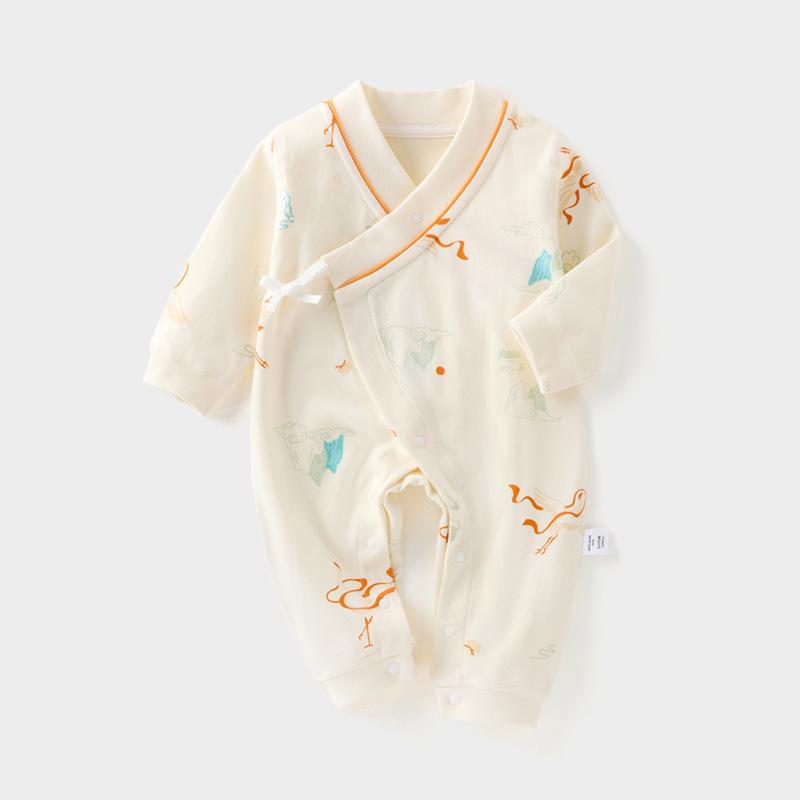 Baby Kimono Bodysuit - Pure Cotton, Asymmetrical Collar, Lace-up, Soft & Comfortable, All-Season 59cm (3.5-6.9kg)
Baby Kimono Bodysuit - Pure Cotton, Asymmetrical Collar, Lace-up, Soft & Comfortable, All-Season 59cm (3.5-6.9kg)