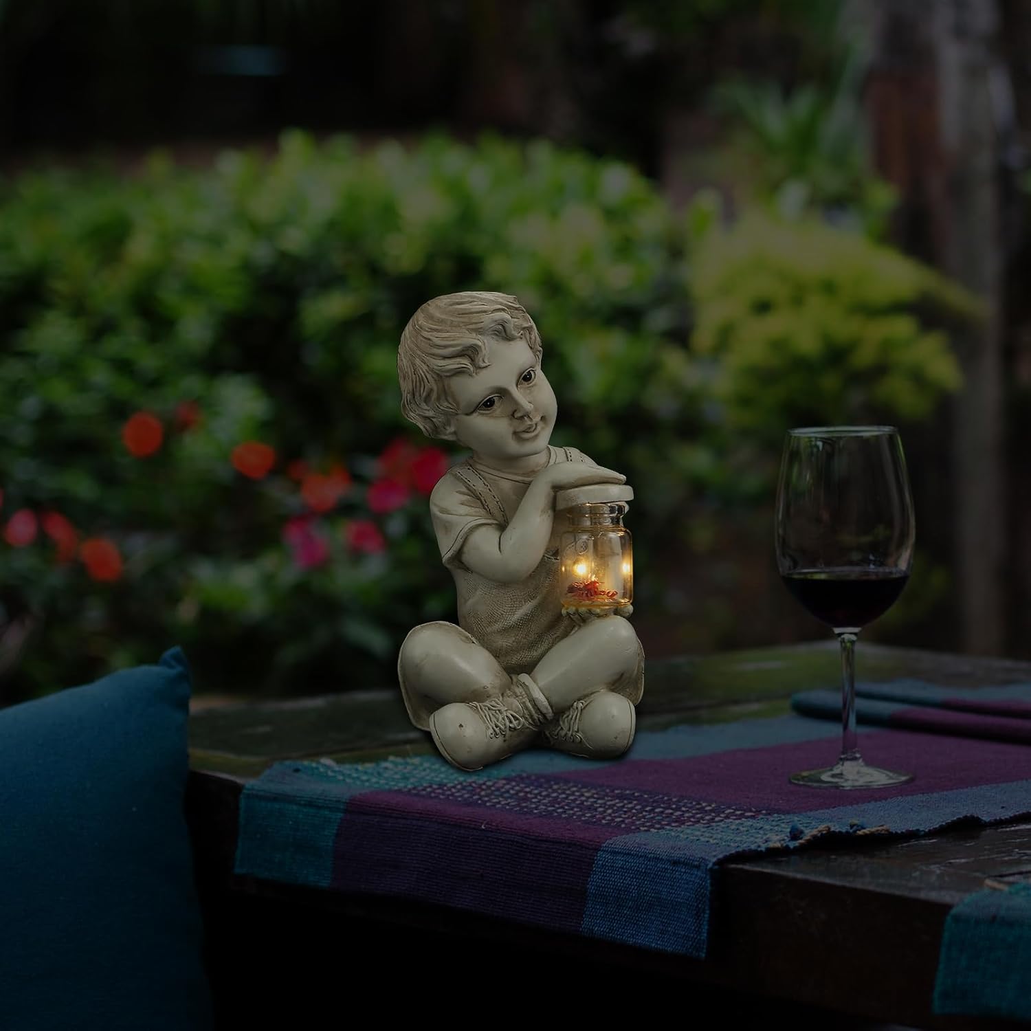 Yardwe Solar Light Sculpture Outdoor Yard Lights Lantern Decor Firefly Solar Lights Outdoor Garden Sculpture Figurines Cute boy Statue Ornament 9x9x18.5cm
Yardwe Solar Light Sculpture Outdoor Yard Lights Lantern Decor Firefly Solar Lights Outdoor Garden Sculpture Figurines Cute boy Statue Ornament 9x9x18.5cm