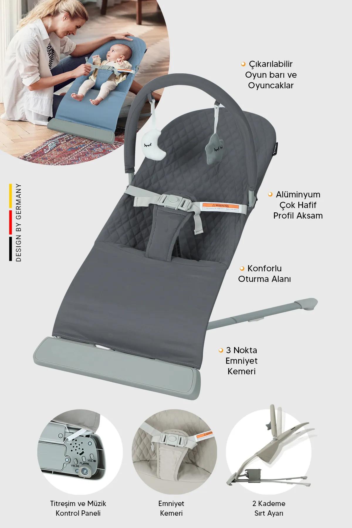 Музыкальная вибрирующая переноска-кенгуру, которая качается при движении ребенка — антрацит
Музыкальная вибрирующая переноска-кенгуру, которая качается при движении ребенка — антрацит