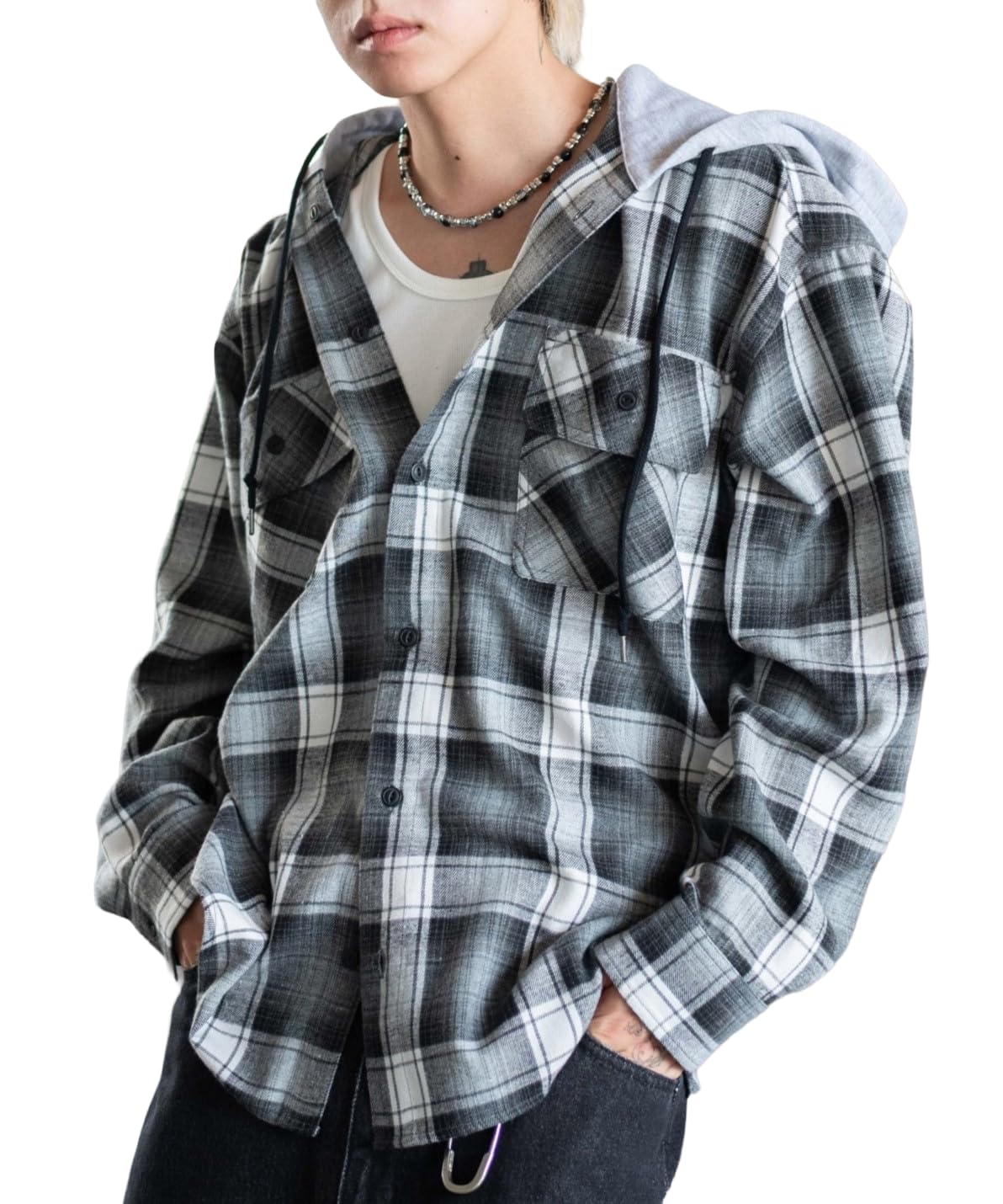 WEGO Унисекс Клетчатая Омбре Клетчатая Длинная Фланелевая Повседневная Размер Черная Клетка Мужская Рубашка, Толстовка, Рукав, Рубашка, Верхняя одежда, Подарок на осень/зиму, L,
WEGO Унисекс Клетчатая Омбре Клетчатая Длинная Фланелевая Повседневная Размер Черная Клетка Мужская Рубашка, Толстовка, Рукав, Рубашка, Верхняя одежда, Подарок на осень/зиму, L,