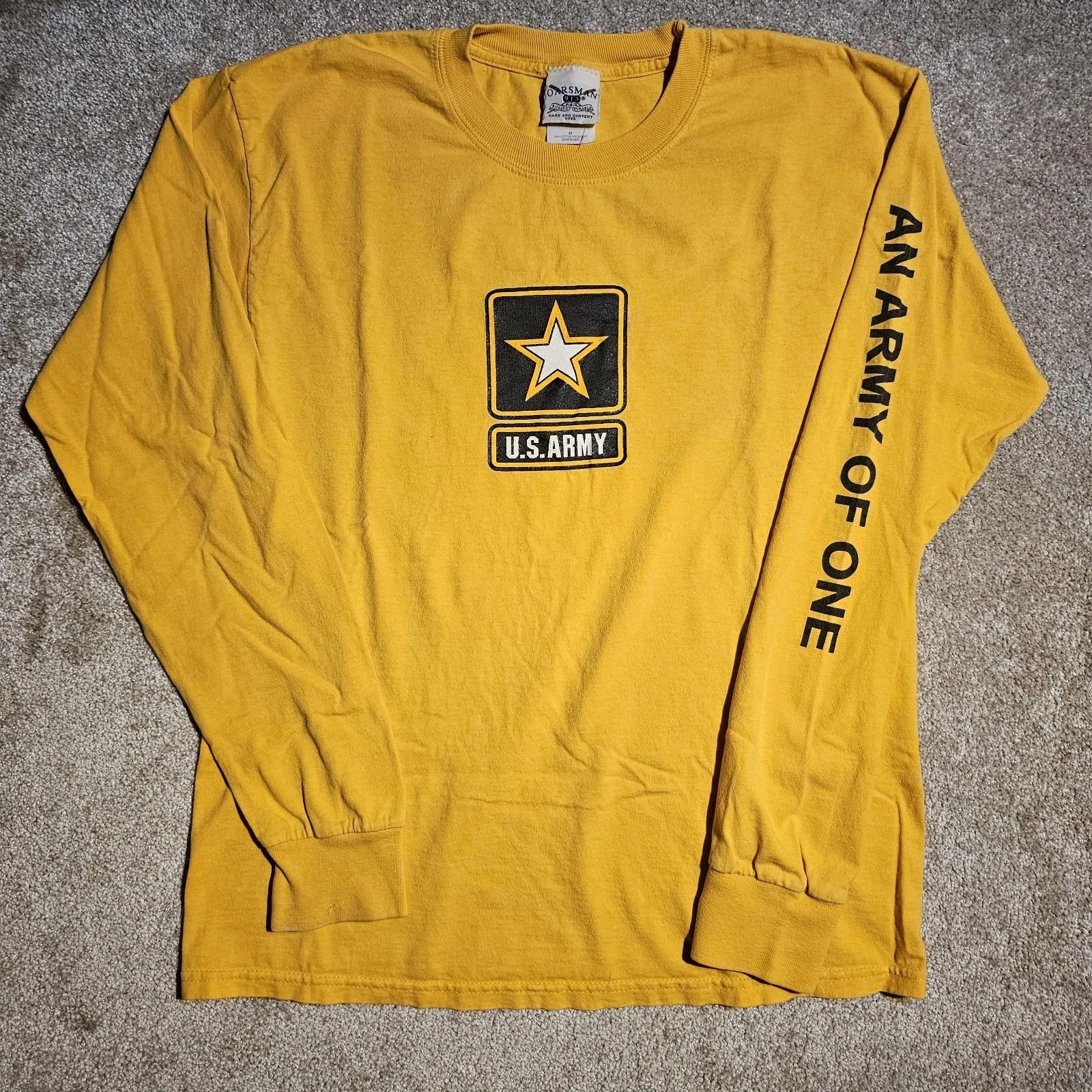 Vintage Y2k US Army Oarsman Yellow Mens M T-shirt LS 90s Military Grunge Punk S
Vintage Y2k US Army Oarsman Yellow Mens M T-shirt LS 90s Military Grunge Punk S