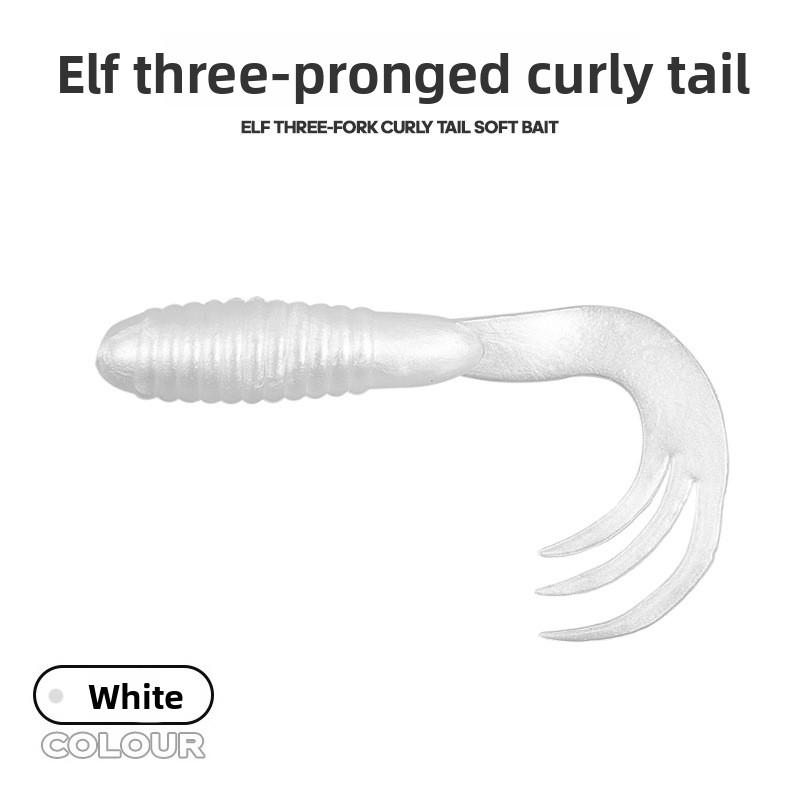 Little Elf Lure Bait Set 10-80PCS Soft Fake Bait with Treble Tail Curly Tail Designs Availablin 4cm 5cm 6.5cm Sizes for Fishing 4cm 0.7g
Little Elf Lure Bait Set 10-80PCS Soft Fake Bait with Treble Tail Curly Tail Designs Availablin 4cm 5cm 6.5cm Sizes for Fishing 4cm 0.7g