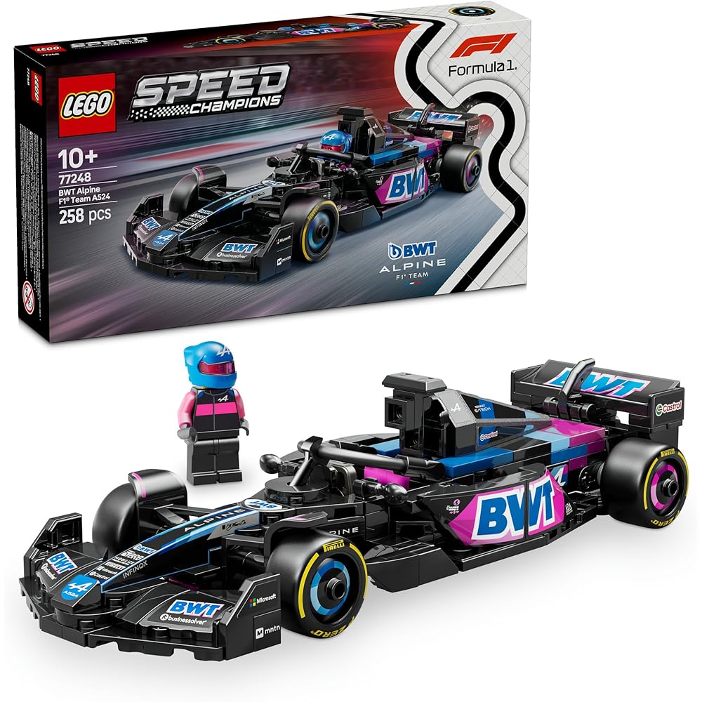 LEGO Speed Champions BWT Alpine F1 Team A524 Race Car Toy for Kids 10-12 Years Old Vehicle Building Blocks
LEGO Speed Champions BWT Alpine F1 Team A524 Race Car Toy for Kids 10-12 Years Old Vehicle Building Blocks