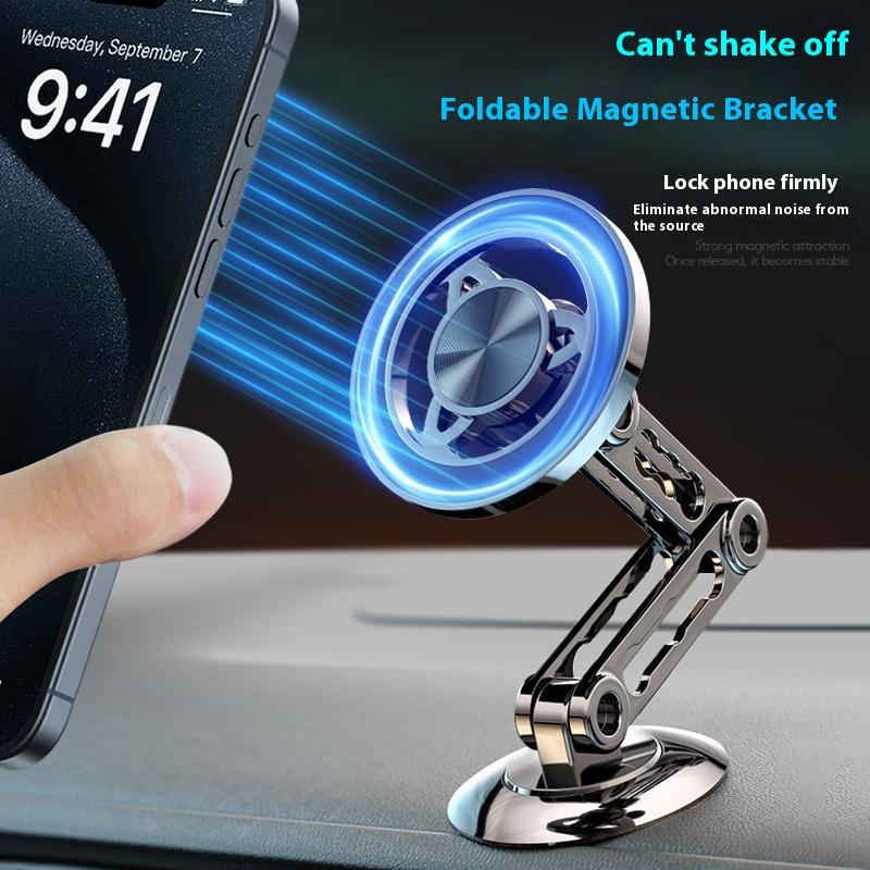 XWJ-YC08 Car Dashboard Magnetic Phone Holder Aluminum Alloy 360-Degree Rotation Cellphone Stand Silver
XWJ-YC08 Car Dashboard Magnetic Phone Holder Aluminum Alloy 360-Degree Rotation Cellphone Stand Silver
