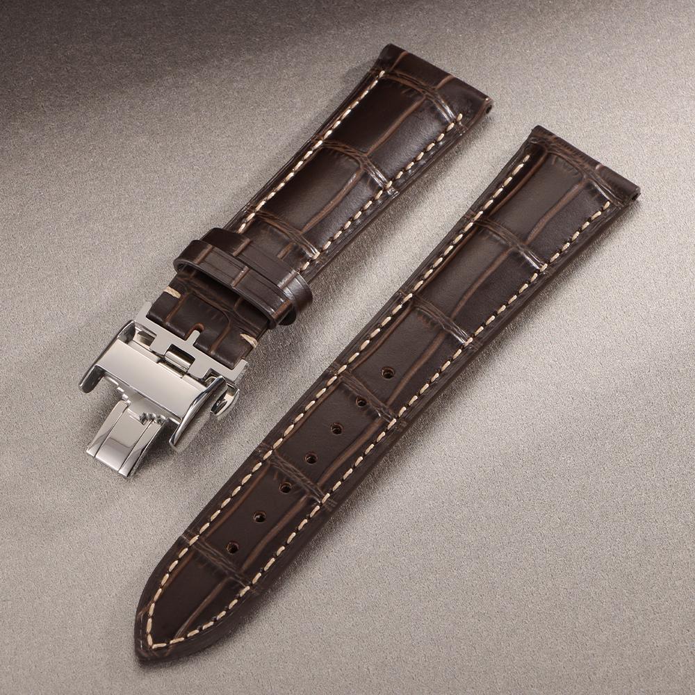 Watchband 18mm 19mm 20mm 21mm 22mm Men Women Cowhide Strap for Longines Butterfly Clasp Universal Watch Band Watch Accessories 21mm коричневий
Watchband 18mm 19mm 20mm 21mm 22mm Men Women Cowhide Strap for Longines Butterfly Clasp Universal Watch Band Watch Accessories 21mm коричневий