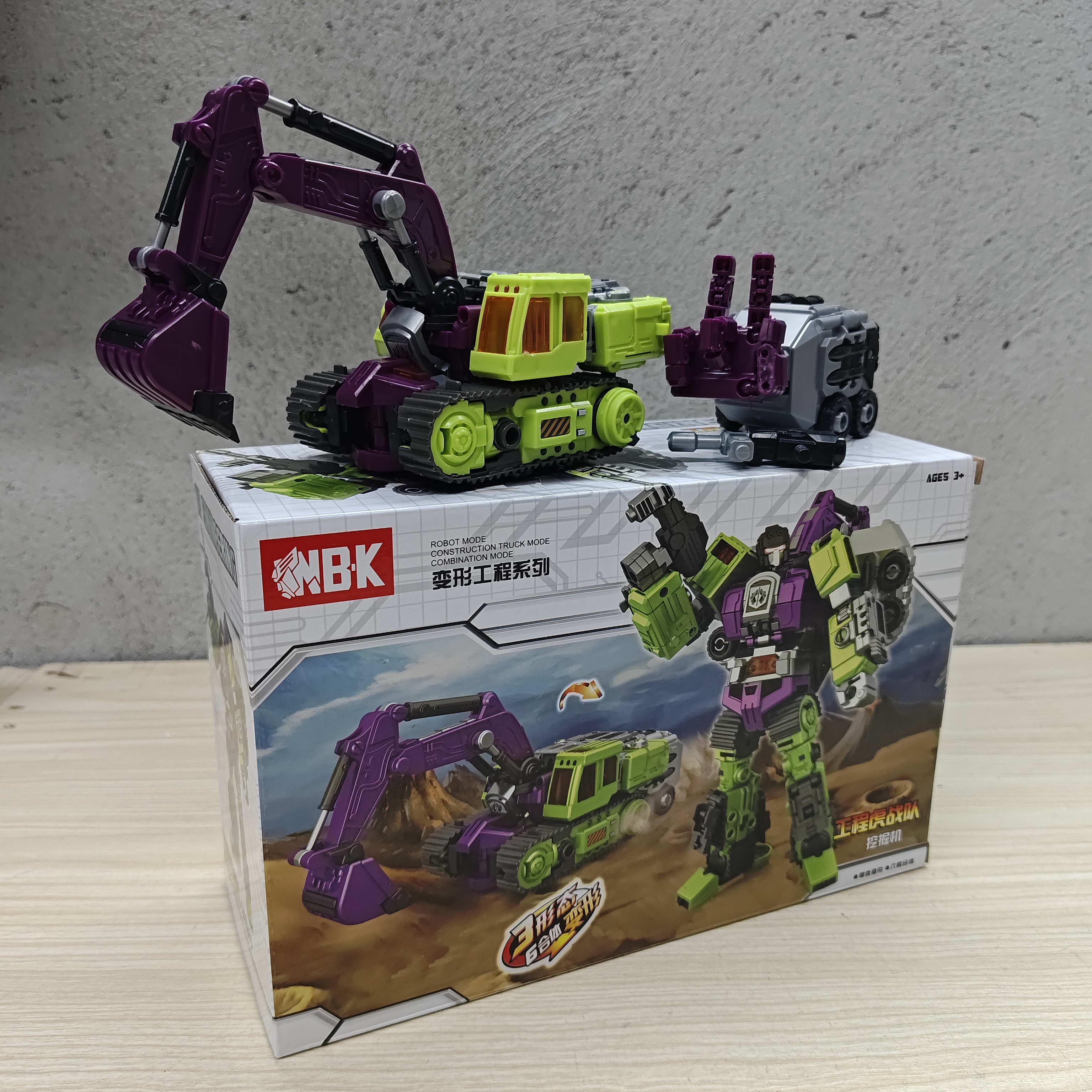 Трансформер Робот NBK Devastator Mixmaster Scavenger Overload Hightower Scrapmetal Scrapper Longhaul Skipjack Деформаційна Іграшка
Трансформер Робот NBK Devastator Mixmaster Scavenger Overload Hightower Scrapmetal Scrapper Longhaul Skipjack Деформаційна Іграшка