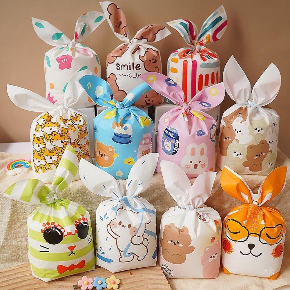 50Pcs Plastic Rabbit Ear Candy Bags Animal Pattern Cookie Packaging Bags Candy Gift Bags Biscuits Style 2
50Pcs Plastic Rabbit Ear Candy Bags Animal Pattern Cookie Packaging Bags Candy Gift Bags Biscuits Style 2