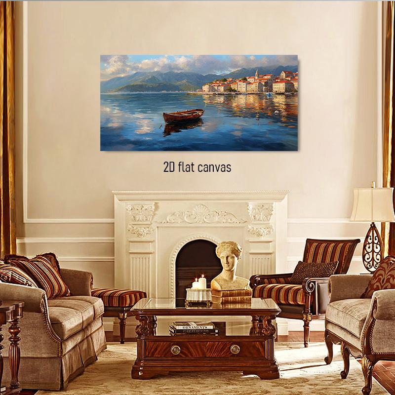 1pcs Mediterranean style oil painting, seaside town scenery decoration painting, modern living room entrance wall decoration can (as the picture,50x100cm No Frame)
1pcs Mediterranean style oil painting, seaside town scenery decoration painting, modern living room entrance wall decoration can (as the picture,50x100cm No Frame)