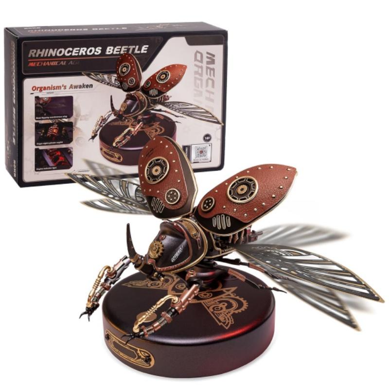 Robotime Rokr 3D Metal Puzzle Rhinoceros Beetle with LED Light of Industrial-style Building Block gift for Kids
Robotime Rokr 3D Metal Puzzle Rhinoceros Beetle with LED Light of Industrial-style Building Block gift for Kids