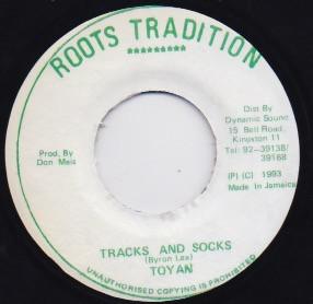 7inch Record TOYAN / PETER RANKING & GENERAL LUC - Tracks And Socks / Easies & Squeezi NONE Roots Tradition 1993 Jamaica Reggae, Ska & Dub Used
7inch Record TOYAN / PETER RANKING & GENERAL LUC - Tracks And Socks / Easies & Squeezi NONE Roots Tradition 1993 Jamaica Reggae, Ska & Dub Used