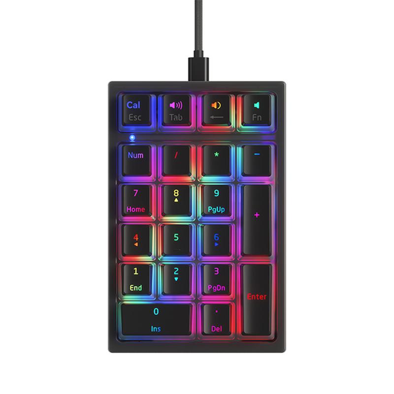 IBLANCOD K10 Wired Numeric Keypad Backlit 21 Keys PC Laptop External Mini Numpad Keyboard Black
IBLANCOD K10 Wired Numeric Keypad Backlit 21 Keys PC Laptop External Mini Numpad Keyboard Black
