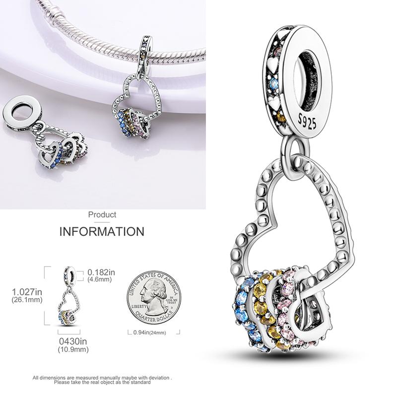 New Charms Bead 925 Silver Heart-Shaped Lovers Family Cat Dangle Fit Bangle Bracelet Necklace DIY Jewelry Gift
New Charms Bead 925 Silver Heart-Shaped Lovers Family Cat Dangle Fit Bangle Bracelet Necklace DIY Jewelry Gift