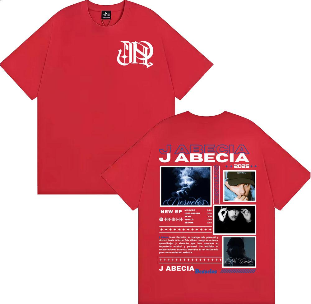 Rapper J Abecia Desvelos Tour 2025 New Graphic T Shirts Unisex Women Harajuku Gothic Hip Hop Tshirt Casual Loose Oversized T Shirt S
Rapper J Abecia Desvelos Tour 2025 New Graphic T Shirts Unisex Women Harajuku Gothic Hip Hop Tshirt Casual Loose Oversized T Shirt S