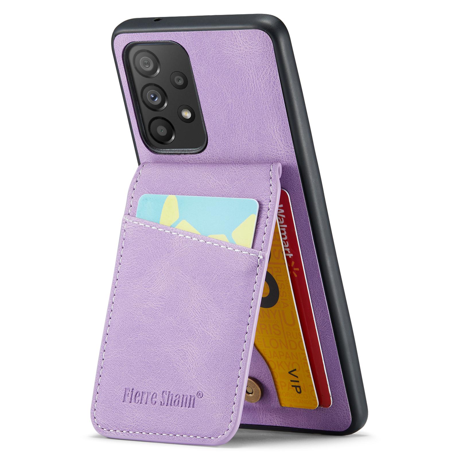 FIERRE SHANN For Samsung Galaxy A23 4G/A23 5G (Global Version) Card Slots Cell Phone Case Purple
FIERRE SHANN For Samsung Galaxy A23 4G/A23 5G (Global Version) Card Slots Cell Phone Case Purple